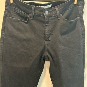 Levi's Black Straight Leg Jeans